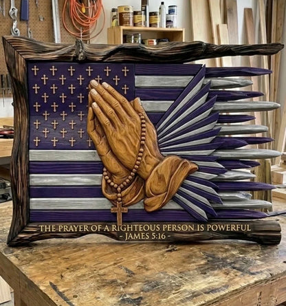 Handmade Christians flags