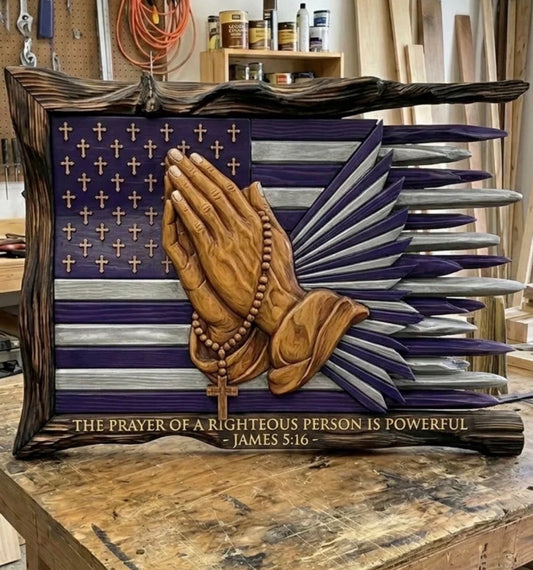 Handmade Christians flags