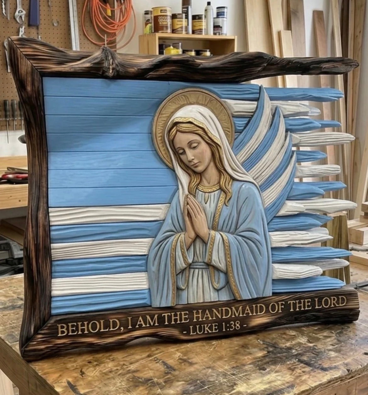 Handmade Christians flags