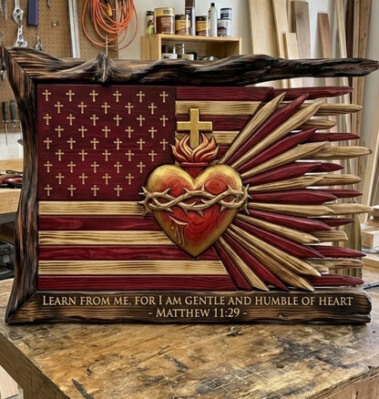 Handmade Christians flags